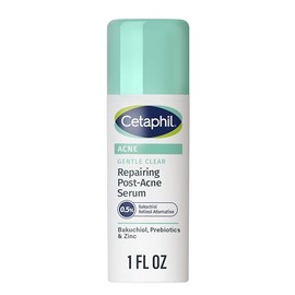 CETAPHIL Suero Reparador Suave y Claro Post-Acné, Alternativa al Retinol, Suero Sin Aceite para Piel Sensible, 1 Onza Líquida, Bakuchiol, Mejora el Tono de la Piel y las Marcas Post-Acné, Marca