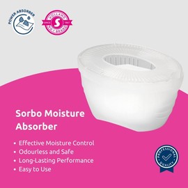 Sorbo Moisture Trap, Attracts and Removes Moisture to Prevent Condensation and Damp, Used Around the Home and Office with Prevent Build-up of Mould, Suitable for Use at Home, Work, Bedroom