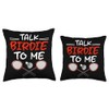 Talk Birdie To Me Throw Pillow