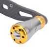 85MM Fishing Reel Handle Grip Carbon Metal Baitcasting Reel Left