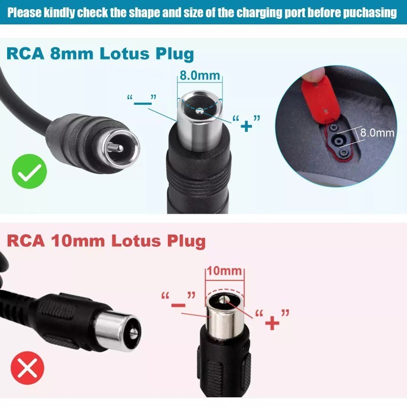 XVE For Segway Ninebot Kickscooter Bird 42V 71W AC Adapter