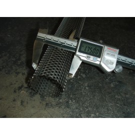 Unbranded 1 3/4" Perforated Stainless Steel Tubing - 1 Foot Long Piece