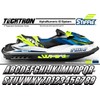 STIFFIE Techtron Black/Silver 3" Boat & PWC Registration Decals •