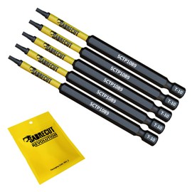 5 x SabreCut SCTP1089_5 89mm T10 TX10 Torx Tamper Proof Security Magnetic Impact Screwdriver Driver Bits Set Heavy Duty