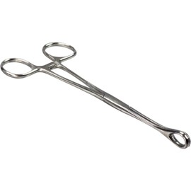 HTS 164S7 7" Non-Slotted Locking Foerster Sponge Forceps