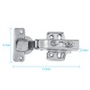 Acero inoxidable Bisagras para puerta de clóset ropero clóset hidráulico,