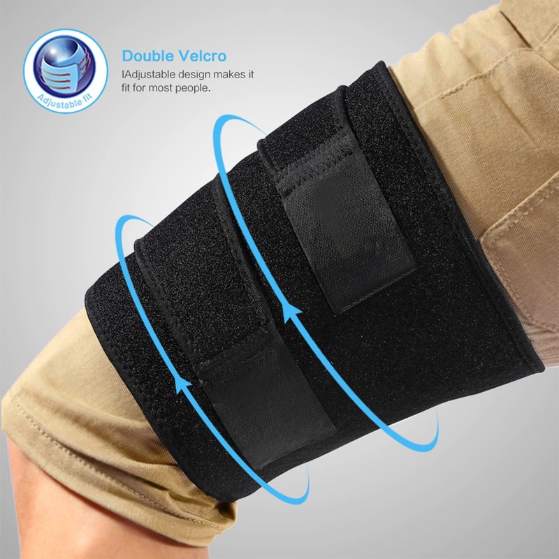 Thigh Bandage Thigh Support Thigh Bandage Compression Adjustable with Velcro