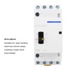 BCH8-25M Household AC Contactor 24V 25A 4P Modular Contactor With