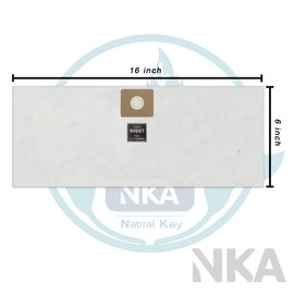 6 Pack 90667 Vacuum Bags Compatible with Shop-Vac 1-1.5 Gallon Wet/Dry Vacuum - Type A Filter Bags for Models 2021000, 2030100, QAS60 - Replaces 9066700, 9066733