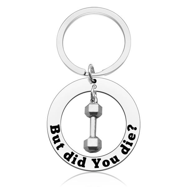 Funny Workout Gift Inspirational Keychain Fitness Gifts for Women Sports