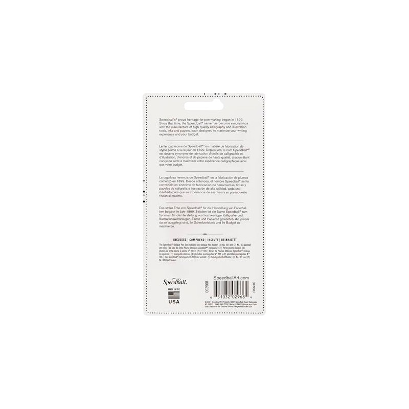 Speed Ball Oblique Set with 6 Nib and Oblique Elbow