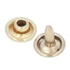 500set Metal Studs Rivets 8mm DIY Iron Double Flat Uniform