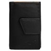 Samantha Look Genuine Leather Women's Wallet, Foldable Wallet with 14