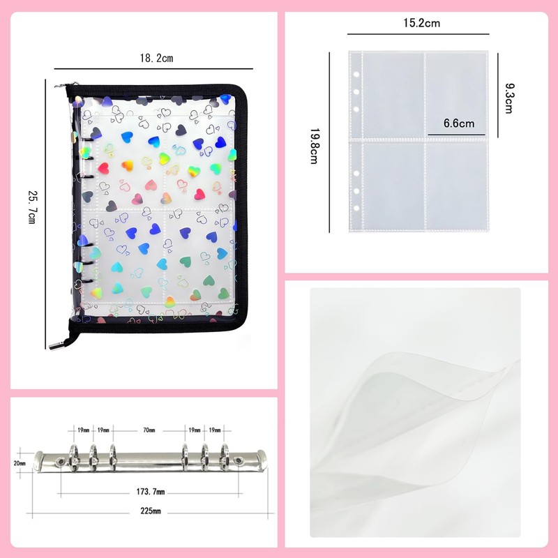 Arpaper Seal Book, Girl Mat, Clear with 20 Refills (A6
