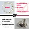 MinliGUY Dowel Centers-Metric Stainless Steel Transfer Plugs 10PCS with 5
