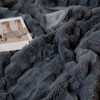 YeyeCyrilze Bubble Blanket Faux Fur Blanket Cuddly Blanket Fluffy Fluffy