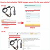 Ywim 4 Wire Downstream Rear O2 Oxygen Sensor Replacement for