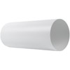HVAC OV 5"" Inch Round Straight 12"" Inch Long Plastic