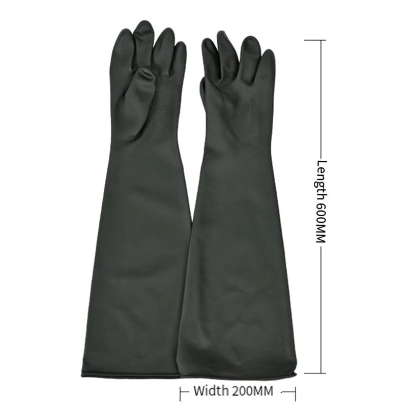 Lyaciomn Blast Rubber Gloves for Sandblasting Sandblaster Sand Blast Cabinet