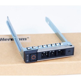 Heretom 2-PACK DXD9H 2.5" SAS/SATA Hard Drive Tray Hot-Swap HDD Caddy for Dell Gen14 Server R340 R440 R640 R740 R740xd R840 R940 R940xa R6415 R6515 R7415 R7425 R7515+4 screws