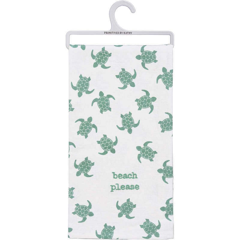 Primitives by Kathy Kitchen Towel - Beach Please 26.00" x