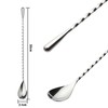 Vxcbad Set of 4 Long Spoons, Bar Spoons, Cocktail Spoons,