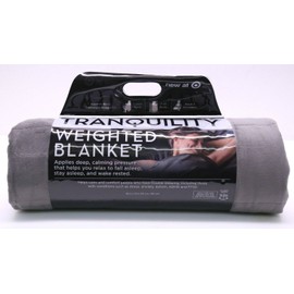 Tranquility 12-Pound Weighted Throw Blanket  Grey 00025TAR BRAND NEW 48" x 72"