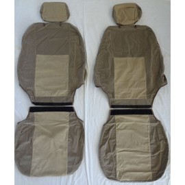 Durafit Seat Covers Made to fit 2005-2006 Camry Buckets Covers (Pair) in Taupe Automotive Velour.Two Tone