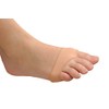 Visco-Gel - Cojín fino de silicona para el antepié derecho,