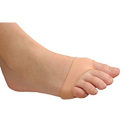 Visco-Gel - Cojín fino de silicona para el antepié derecho, grande, 1 libra