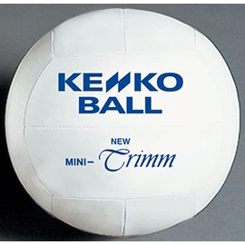 Kenko New Mini Trim Ball Trim Volleyball Diameter 9.1 inches (23 cm), White, 1 Piece