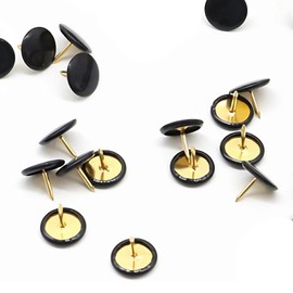 100 Pcs Drawing Pins, Round Head Thumbtacks, Metal Push Pins with Storage Box for Pinboard, Bulletin Board, Office, Home