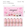 Labiales Gelatinosos Flor Cristal, Paquete De 6 Unidades