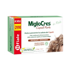 MiglioCres, Fiale Anticaduta Capelli, Rinforzante ed Energizzante, 15x7ml