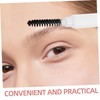 VICASKY Portable Dual Ended Eyebrow Brush Eyelash Comb Compact Grooming