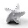 White Drawer Knob Ceramic Cabinet Knobs Kids Room Handle Pull