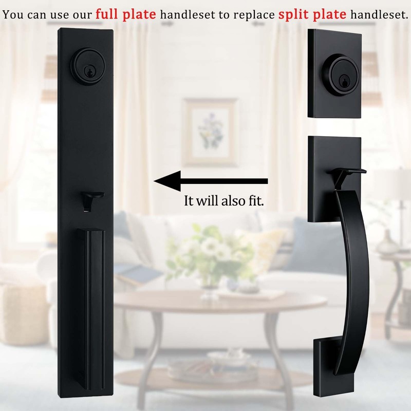 NEWBANG Heavy Duty Keyed Handleset for Entrance Door Lever in