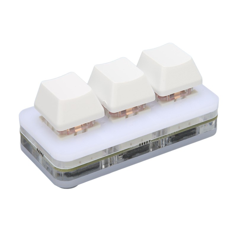 USB 3 Key Mini Keypad RGB LED Backlight Supports Hot
