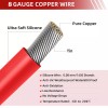 SEBATECH 8 AWG M8 Lug Terminal Battery Cable for Anderson