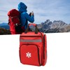 Red Firefighter Bag Large Capacity First Responder Bag Durable Emergency
