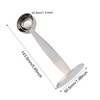 Dzxin Coffee Scoop 2#,304 2-in-1 Stainless Steel Stand Coffee Powder