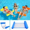 Sinwind Inflatable Swimming Bed, Water Hammock 4-in-1 Lounge Chair Pool