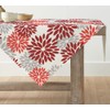 Artoid Mode Table Linen, Flowers, Red Dahlia, Summer, Seasonal, Kitchen