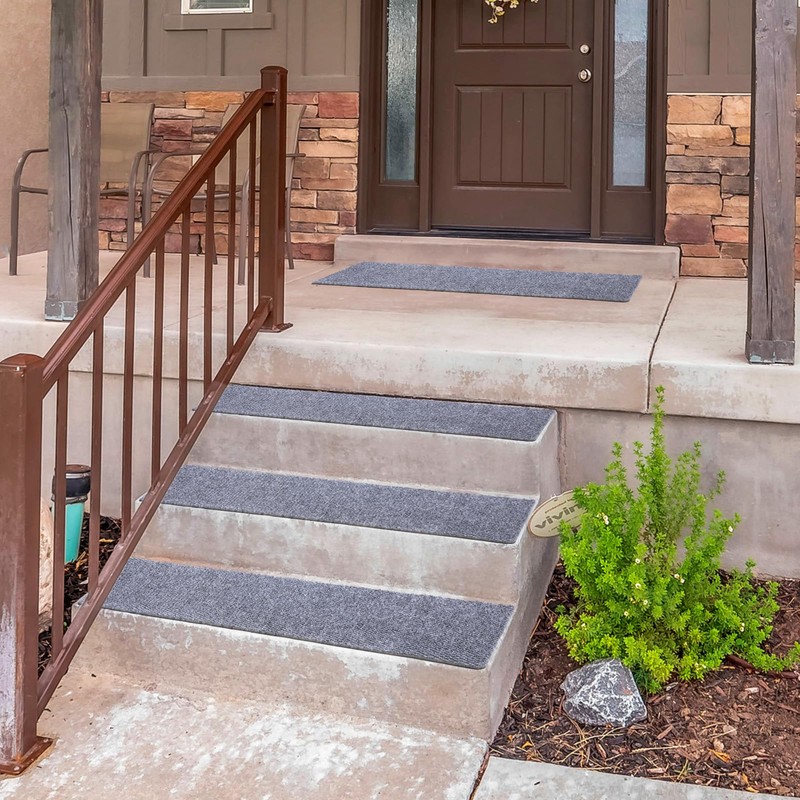 Nuanchu 6 Pcs Indoor Stair Treads Nonslip 35 x 10''