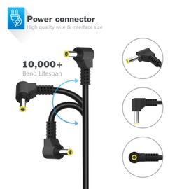 12V 2A Laptop Charger for Gateway Power Cord, Computer Wall Charger Gateway GWTN116-1 GWTC116-1 GWTC116-2 GWTN116-3 GWTN141-1 GWTN141-5 GWTN156-11 GWTN133-1 GWNC21524 (12V 2A 24W)