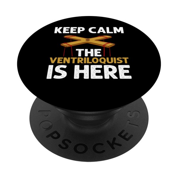 Puppeteer Doll, Ventriloquist, Puppet Theatre, Puppetry Artist PopSockets with Interchangeable
