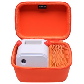 LTGEM Case Compatible with Yoto Player 3rd Gen Kids Speaker and Yoto Card, Orange(Case Only)
