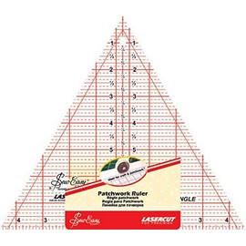 Sew Easy NL4174 Acrylic 60° Triangle Quilting Ruler 8 x 9¼in M/L Equilateral