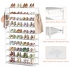 LANTEFUL 10 Tiers Shoe Rack 50 Pairs Large Capacity Tall