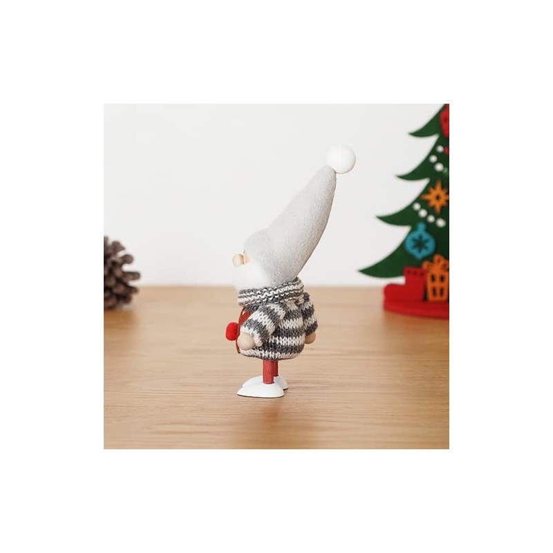 NORDIKA nisse Nordic Christmas Wooden Doll (Knit Sweater Santa (Reindeer)